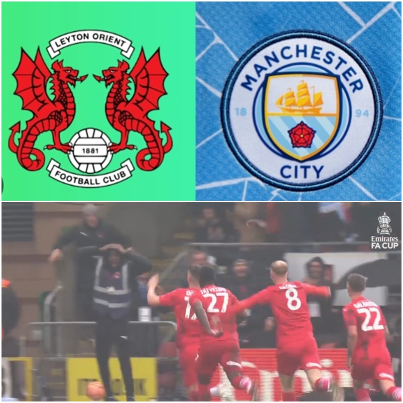 Fază tare în Leyton Orient - Manchester City din Cupa Angliei - Video
